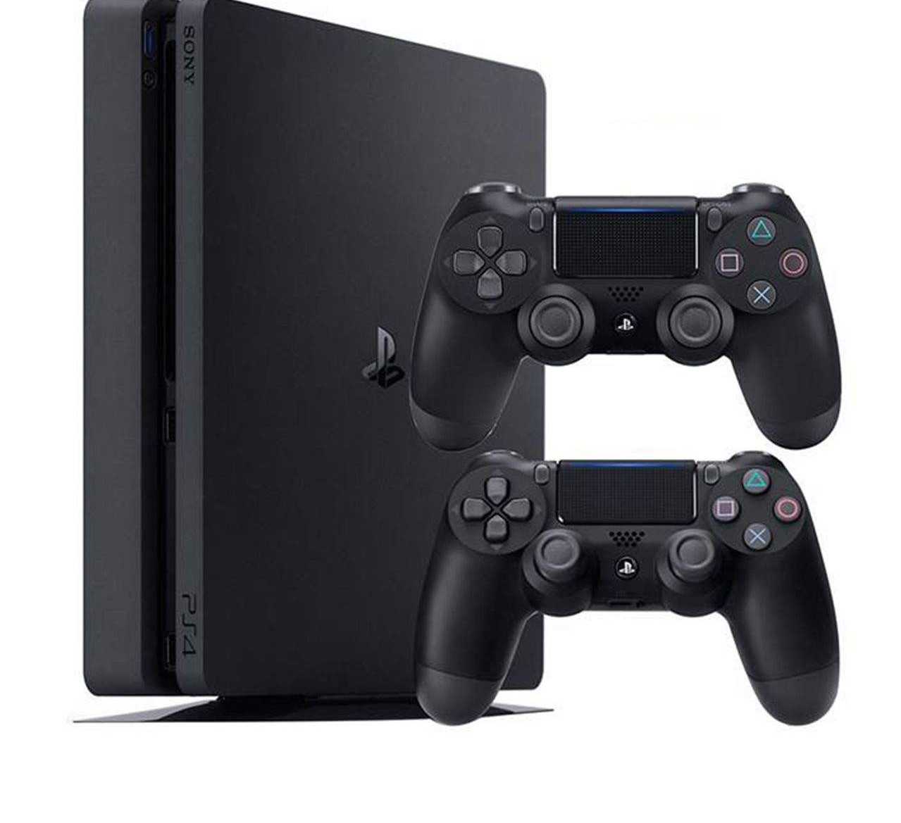 مجموعه کنسول بازی سونی Sony مدل Playstation 4 Slim کد Region 1 CUH-2215B ظرفیت 1 ترابایت